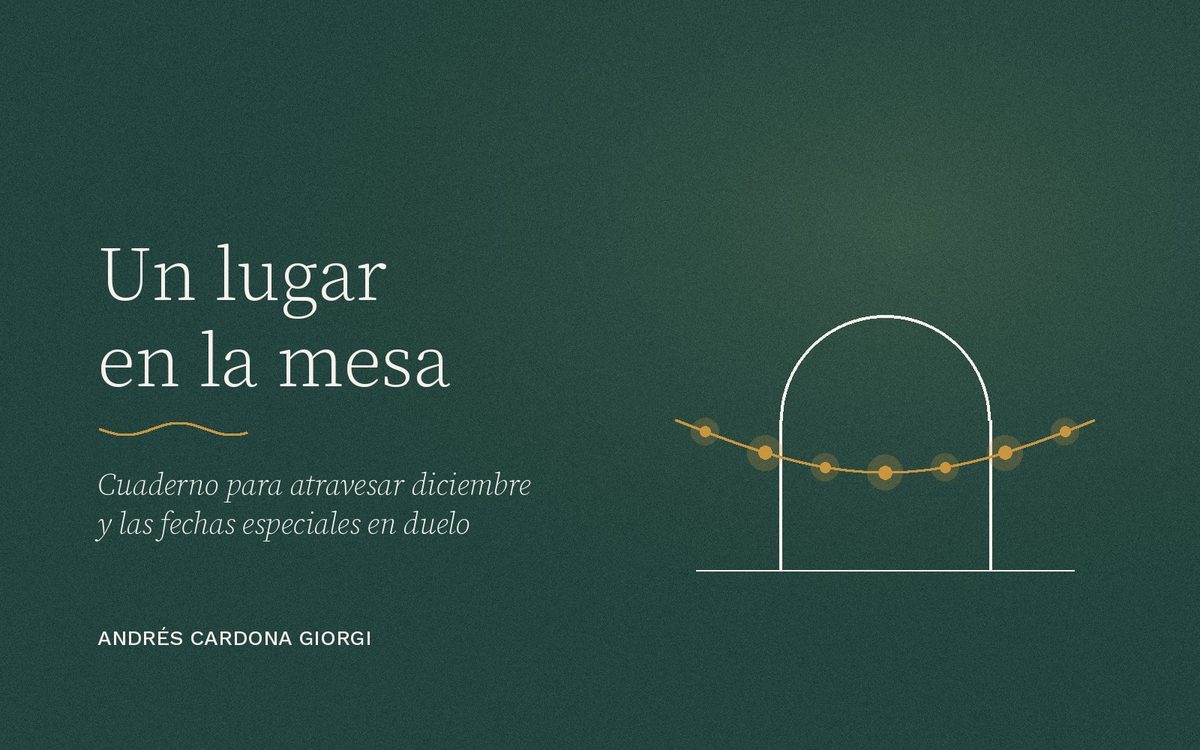 Portada del cuaderno Un lugar en la mesa